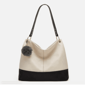 Dual-Tone Fashion Handbag